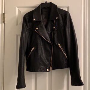 BLANKNYC Faux leather biker jacket